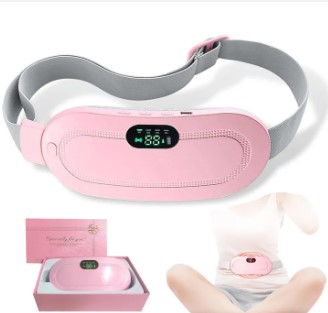 Portable Cordless Heating Massage Pad, Menstrual Period Heating Pads for Cramps, Endometriosis Pain Relief