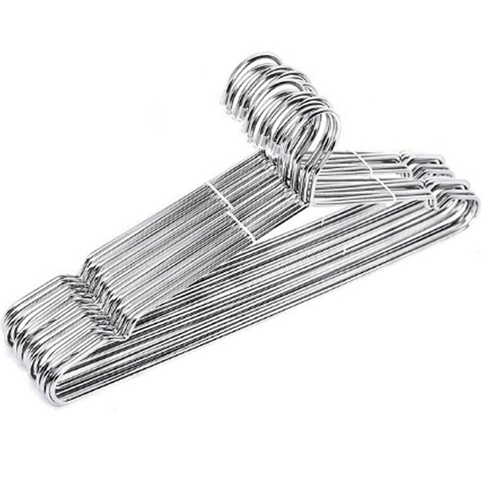 Stainless Steel Clothes Hanger Set 10Pcs