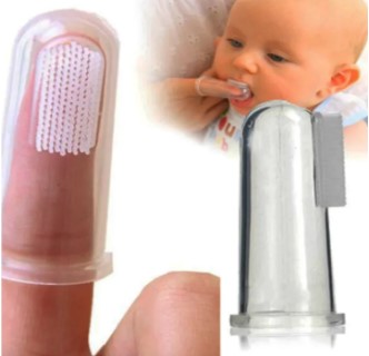 Finger Toothbrush Soft Silicone Safe Baby Kids Finger Toothbrush Gum Brush For Clear Massage