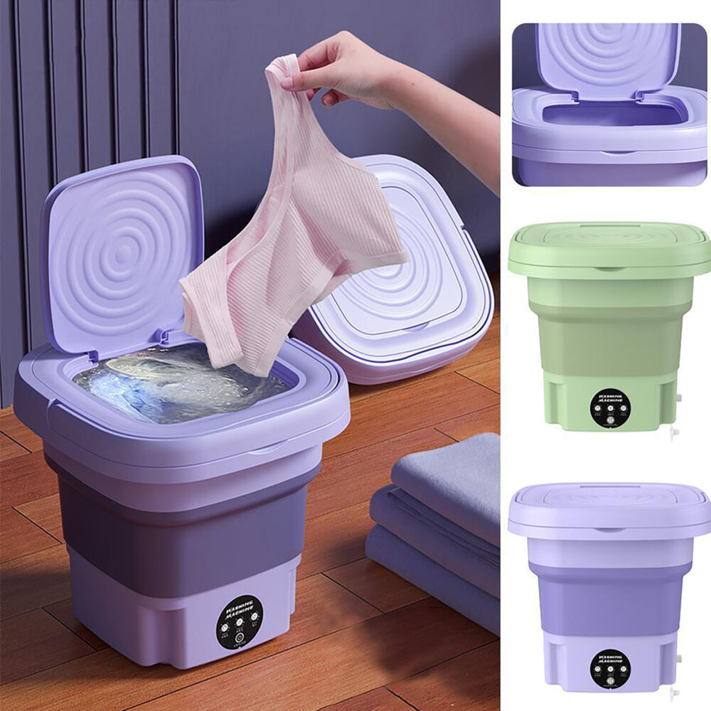 Foldable Washing Machines Household, Mini Small Portable Washer for Panties and Socks, Portable Washing Machines