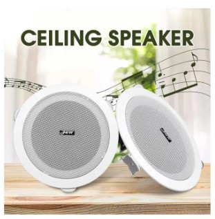 2 Pcs Ceiling Speaker Music Systems Loudspeaker Marine Boat Home Bathroom Car Audio Video System