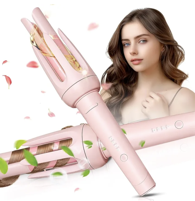 Automatic Hair Curler | Self-Spiraling Rotating Curler with Digital Temperature Control | Premium Quality Hair Styling Tool